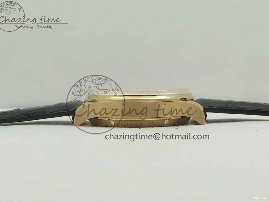 MIROTIME 0422 Thermal Portuguese Real PR Real Annual Calendar IW503501 RG ZF 1:1 Best Edition White Dial on Black Leather Strap A 7150